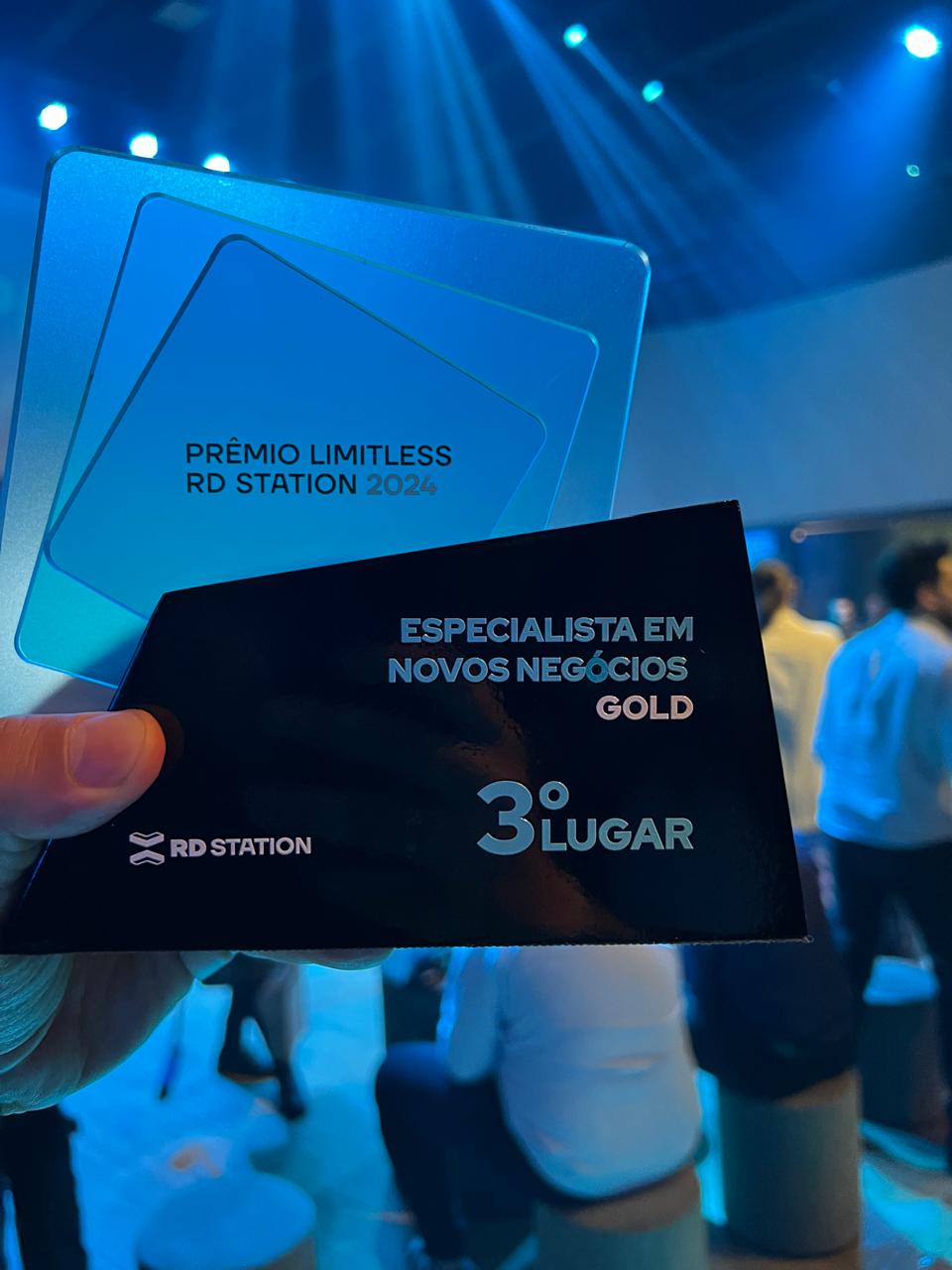 Troféu Prêmio Limitless RD Station 2024 — Especialista em Novos Negócios, 3º lugar